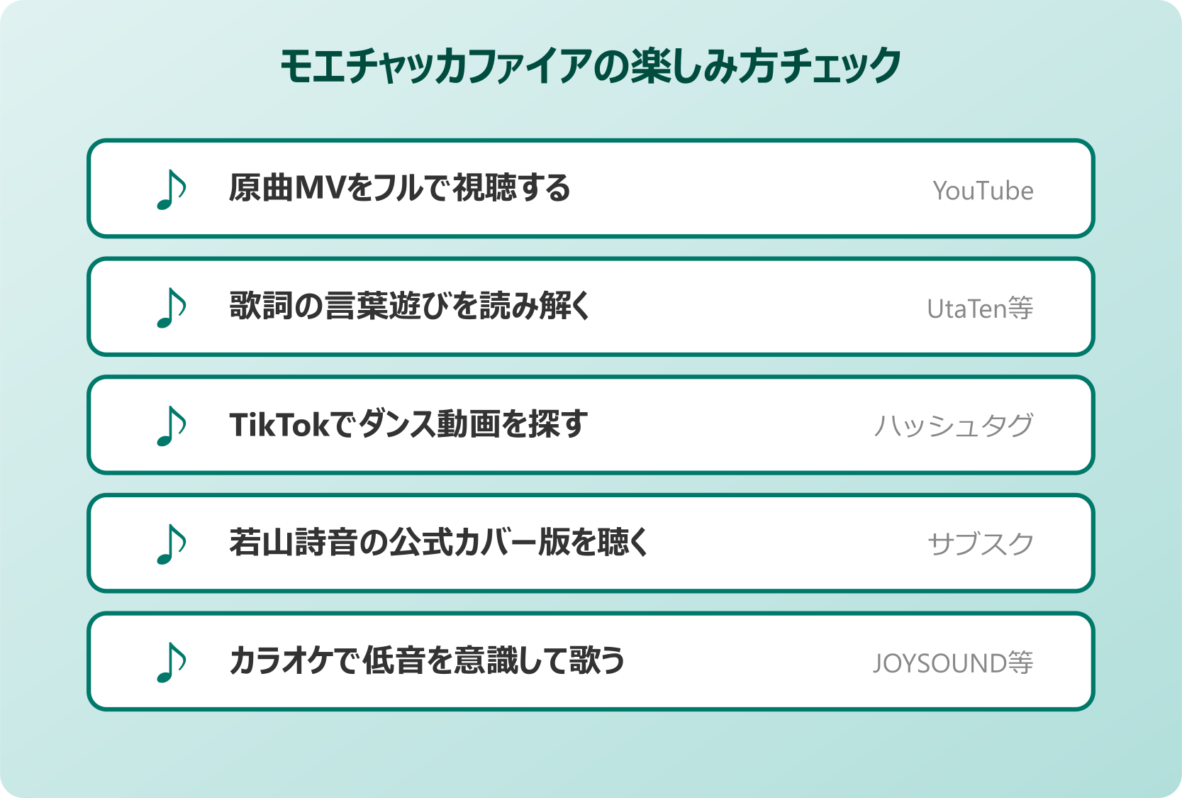 モエチャッカファイア 楽しみ方ガイド