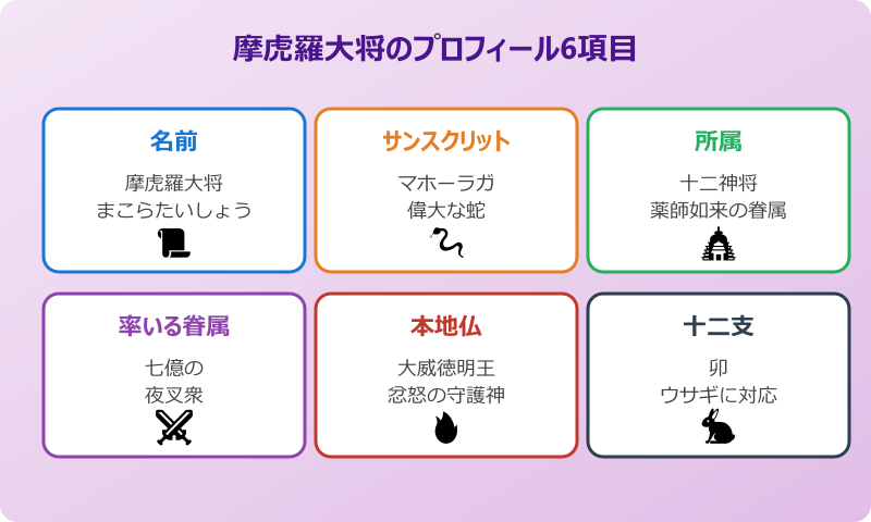 摩虎羅 元ネタ 摩虎羅大将のプロフィール6項目