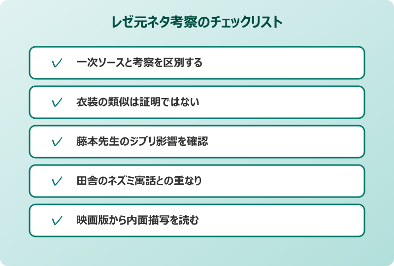 レゼ 元ネタ ローズ考察チェックリスト