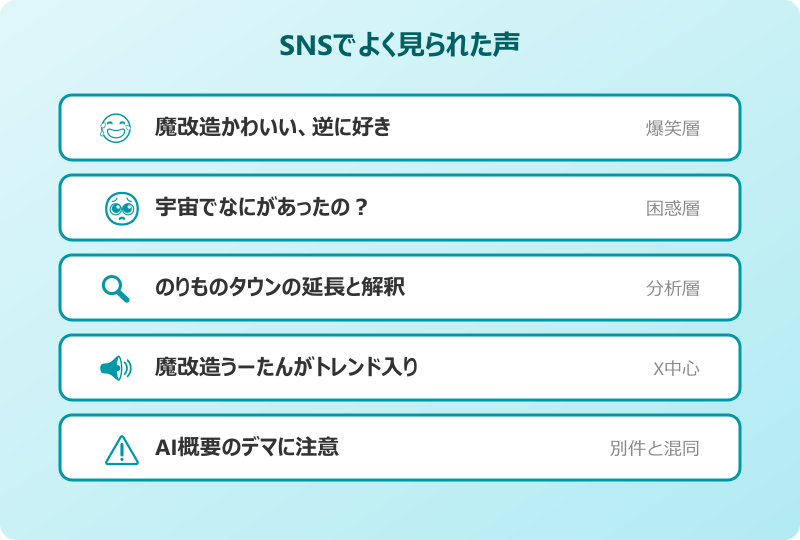 うーたん 三輪車 SNSの反応