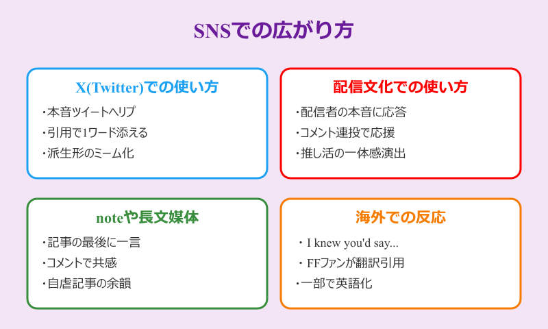 言えたじゃねえか ネット文化での広がり
