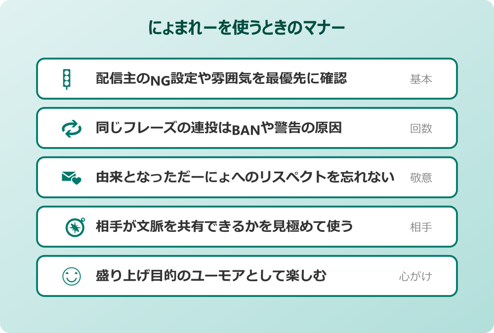 にょ まれ ー 元ネタ 使うときに気をつけたいマナー